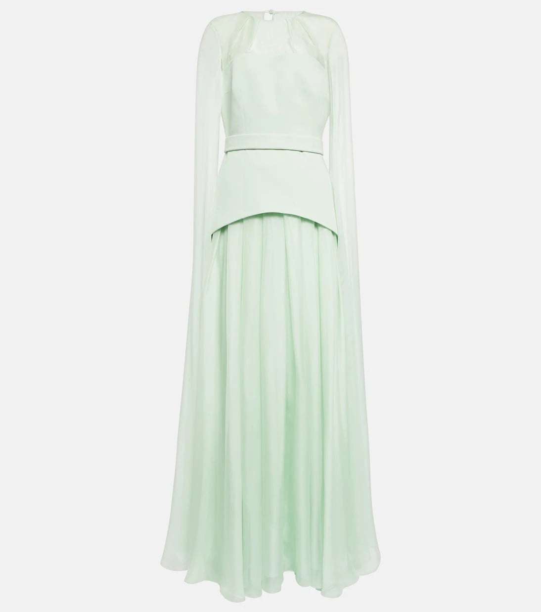 Safiyaa - Gloria silk and crêpe gown