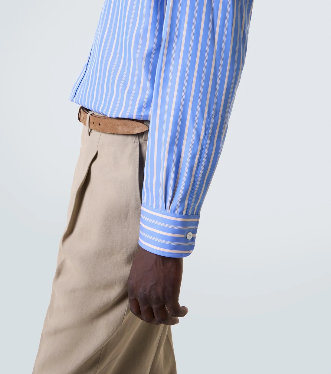 Charvet - Striped cotton poplin shirt