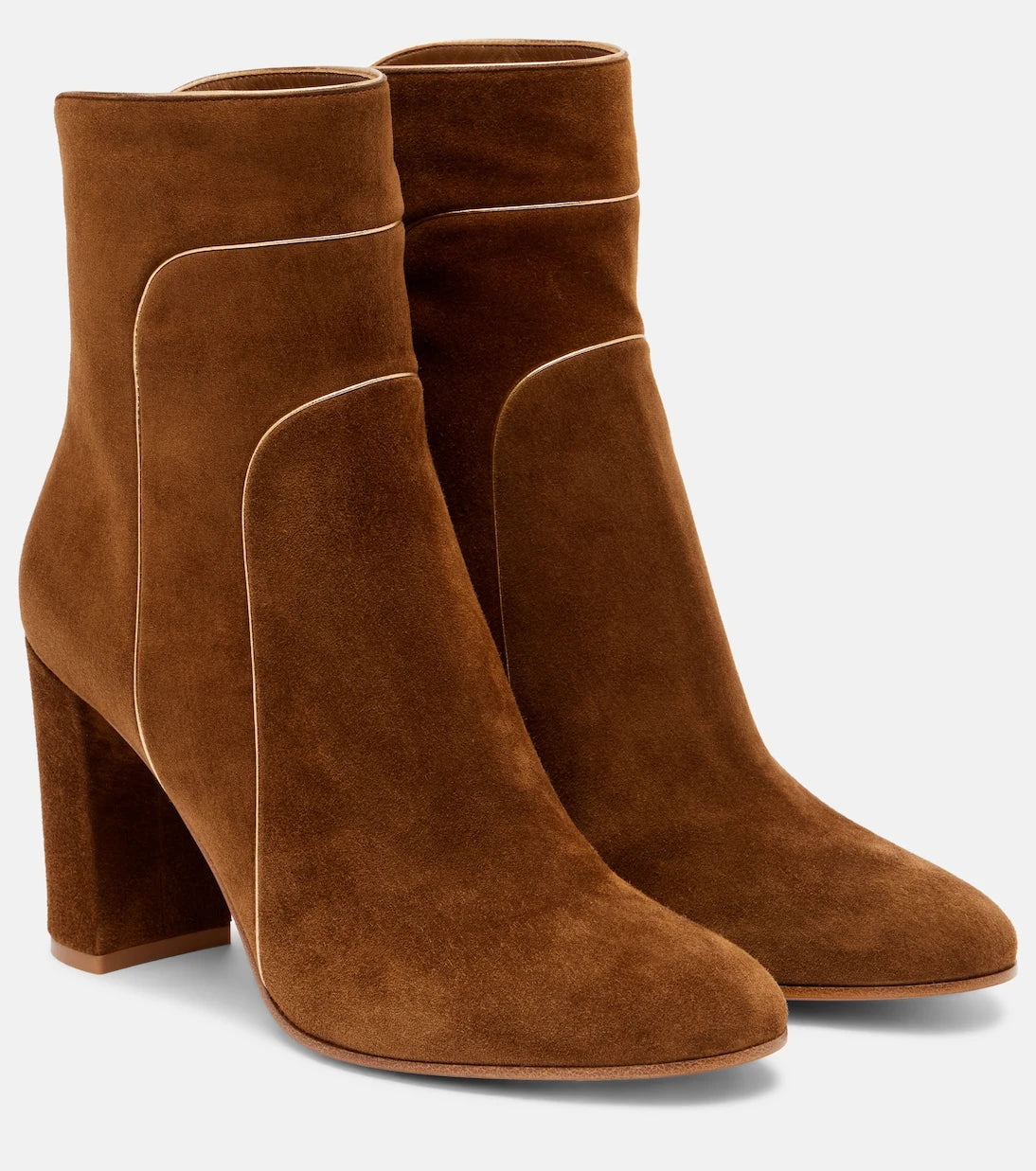 Gianvito Rossi - Juliette 85 suede ankle boots