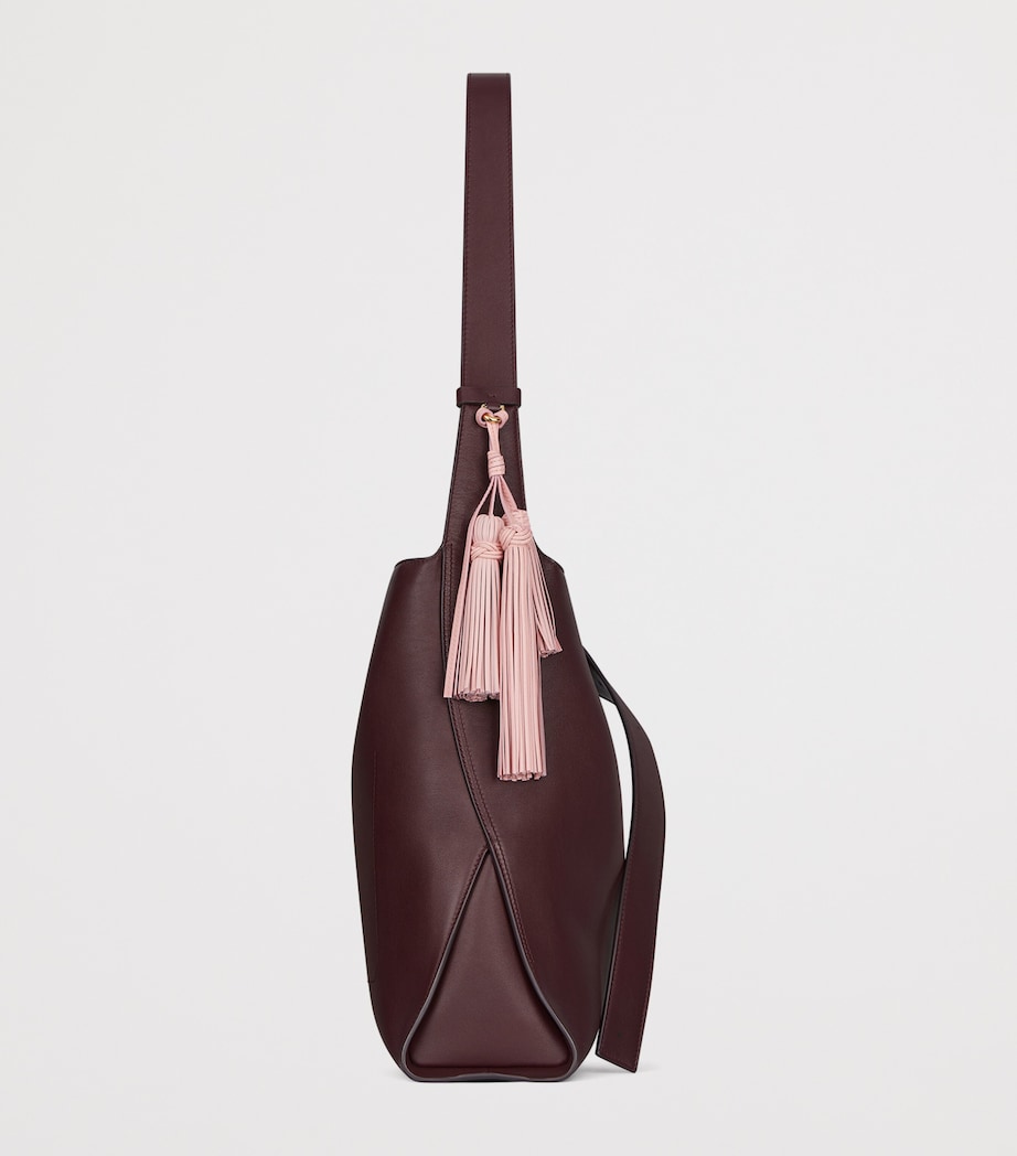Givenchy Burgundy Medium Leather Day Hobo Bag