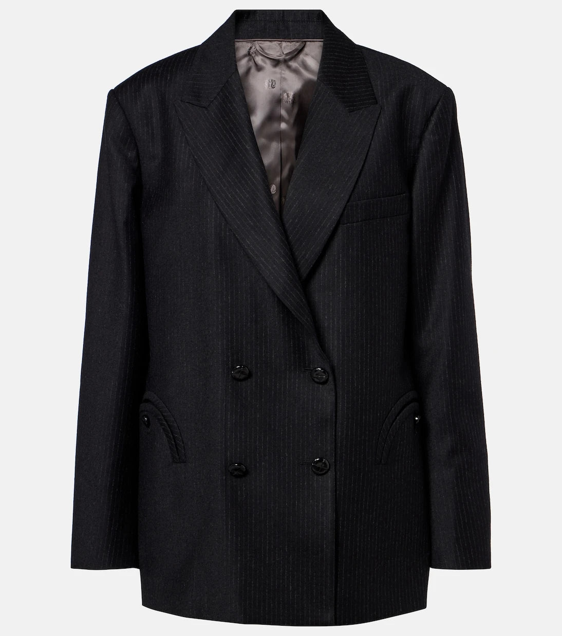 Blazé Milano - Nightbreak pinstripe virgin wool blazer