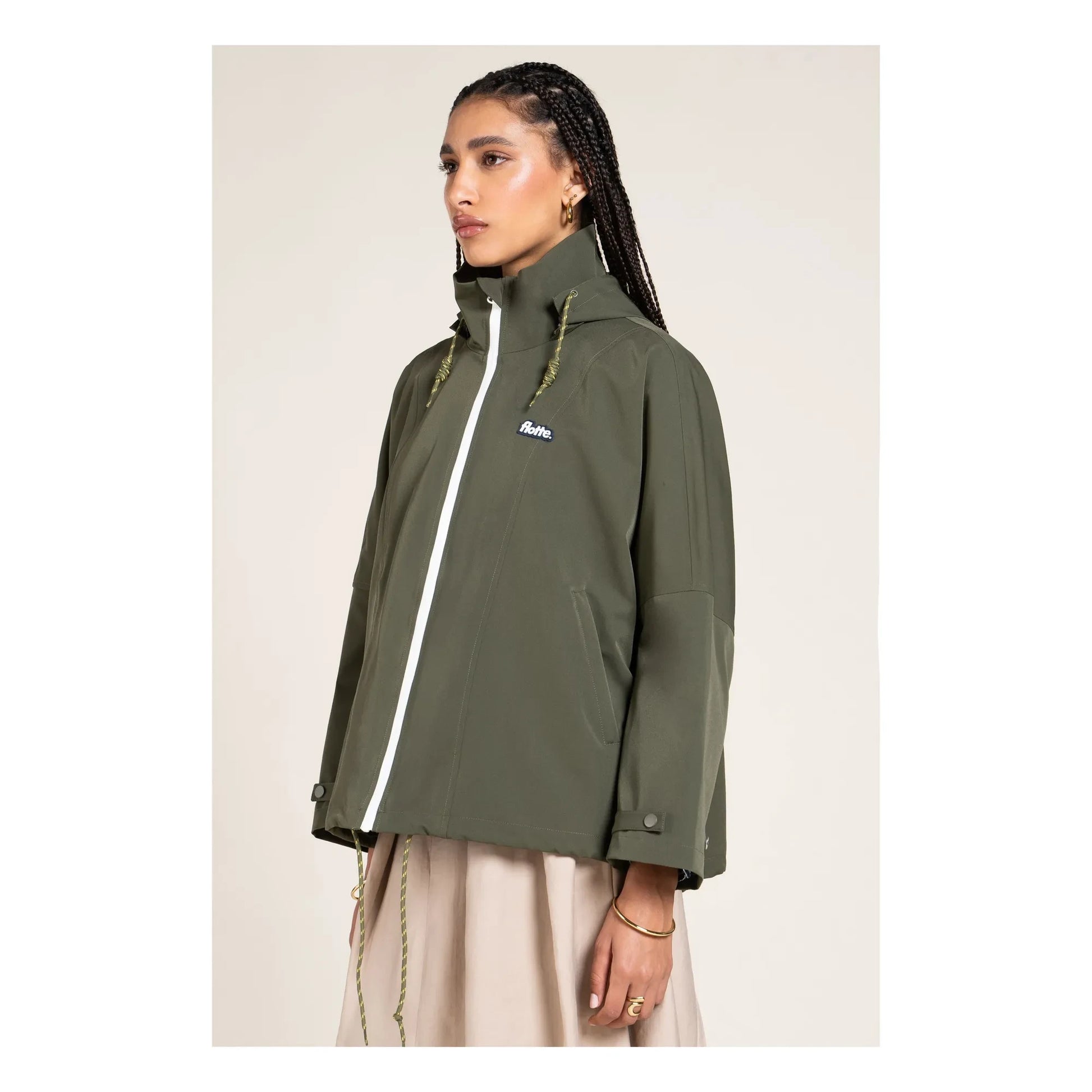 Flotte - Lourmel waterproof jacket | Khaki