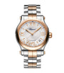 Stainless Steel, Rose Gold and Diamond Happy Sport Watch 36mm