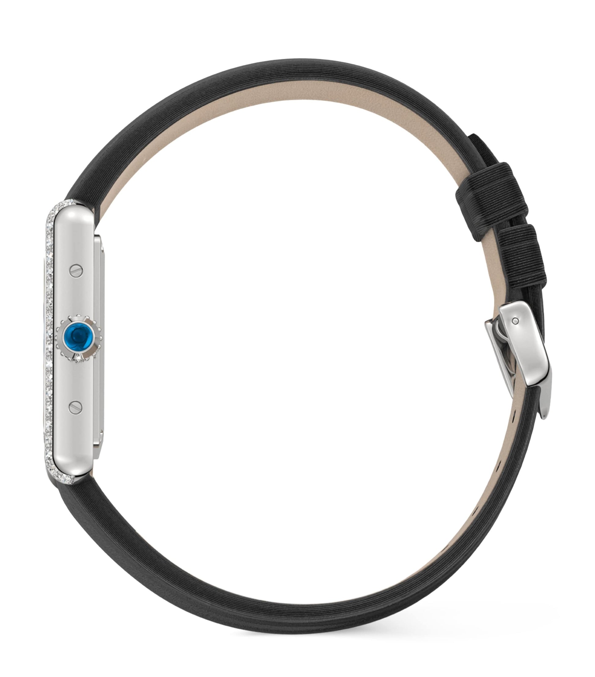 Stainless Steel and Diamond Tank Must Watch 22mm