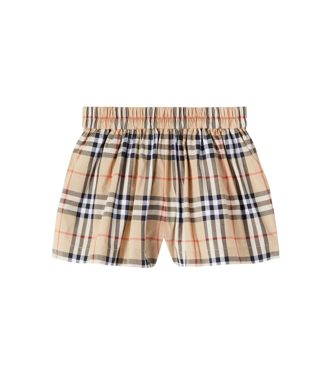 Burberry Kids - شورت بربري كاروهات قطن