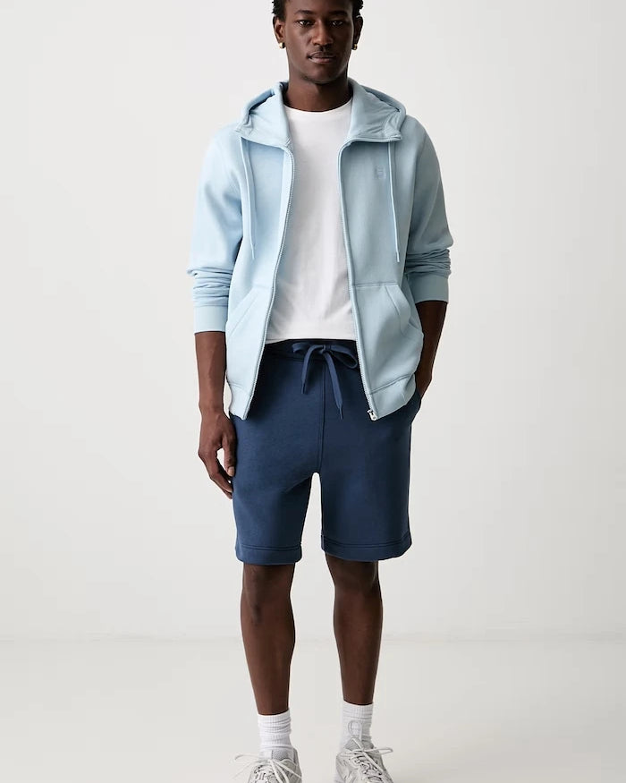 G-Star Erkek Pamuklu Fermuarlı Kapüşonlu Sweatshirt Premium Core