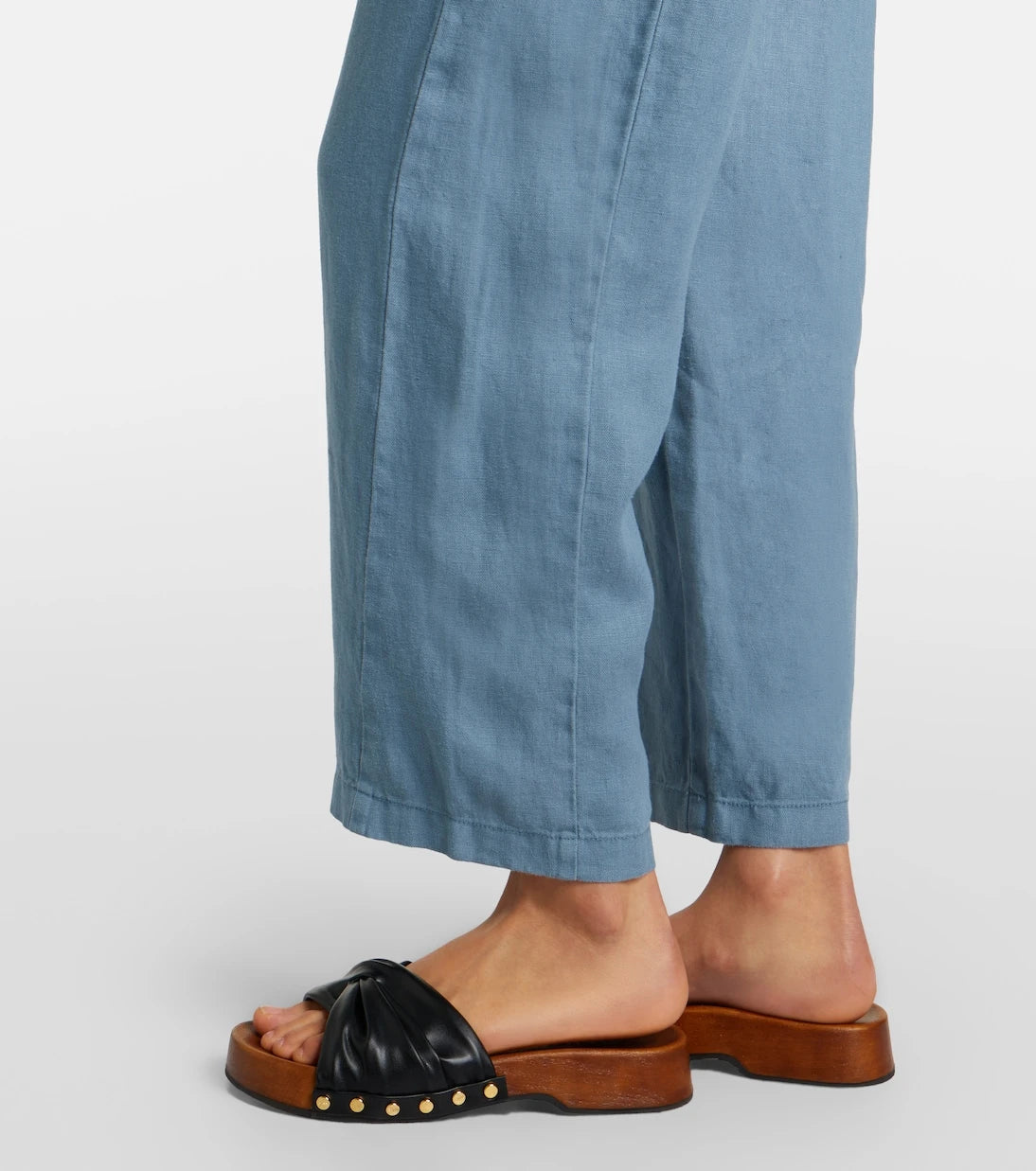 Velvet - Celine linen wide-leg pants