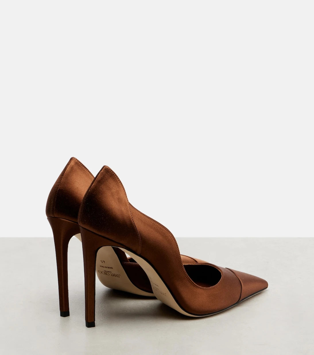 Jimmy Choo - Brigitte satin pumps