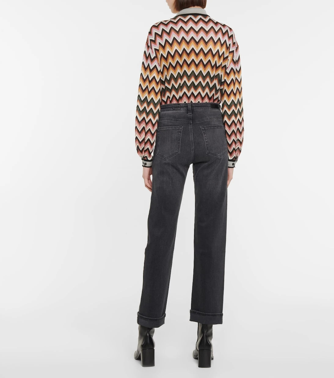 AG Jeans - Alexxis high-rise straight jeans