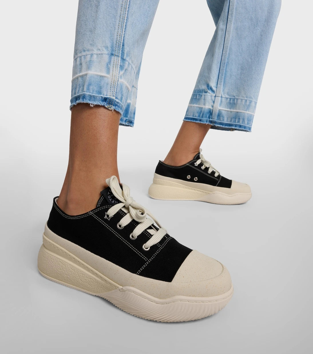 Stella McCartney - Loop canvas low-top sneakers
