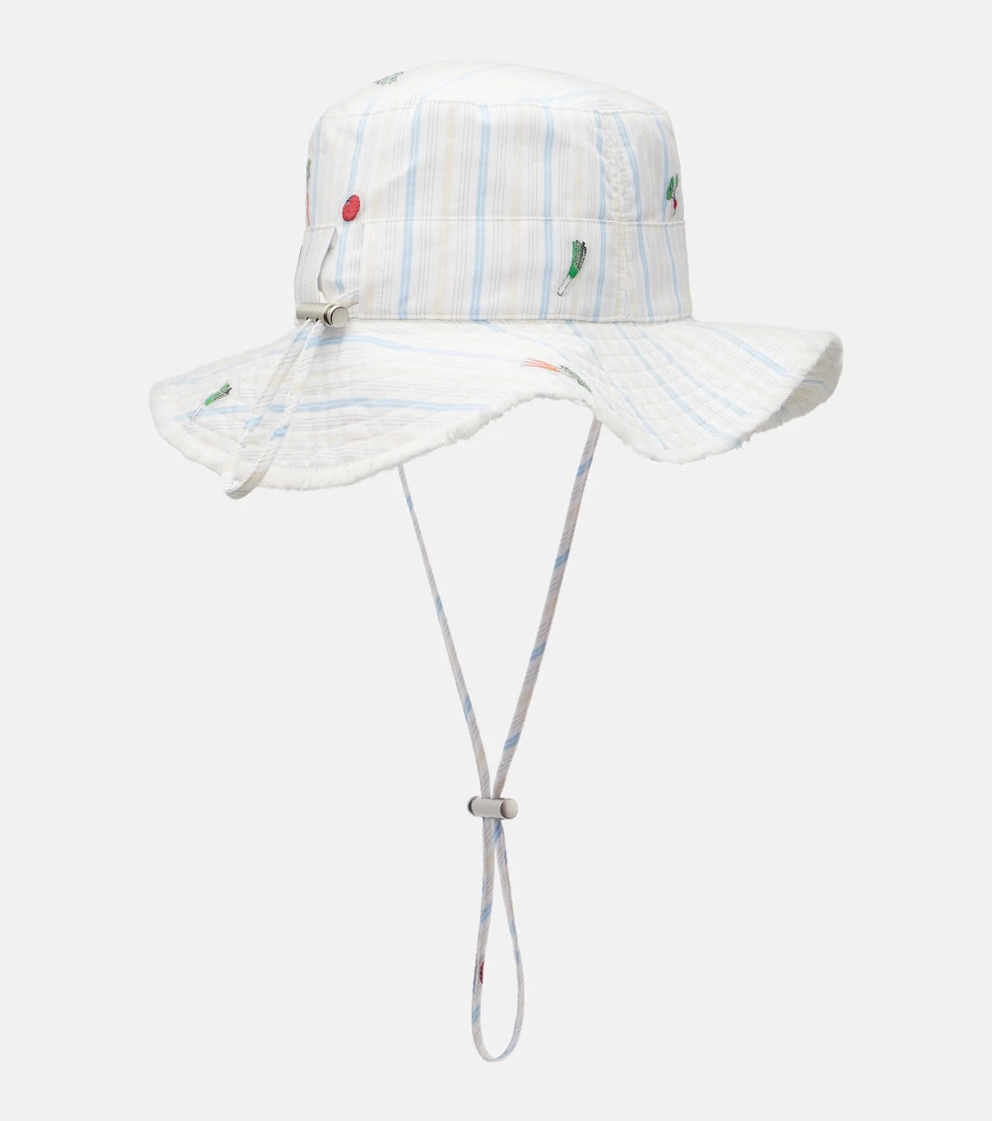 Jacquemus - Le Bob Artichaut striped cotton canvas bucket hat