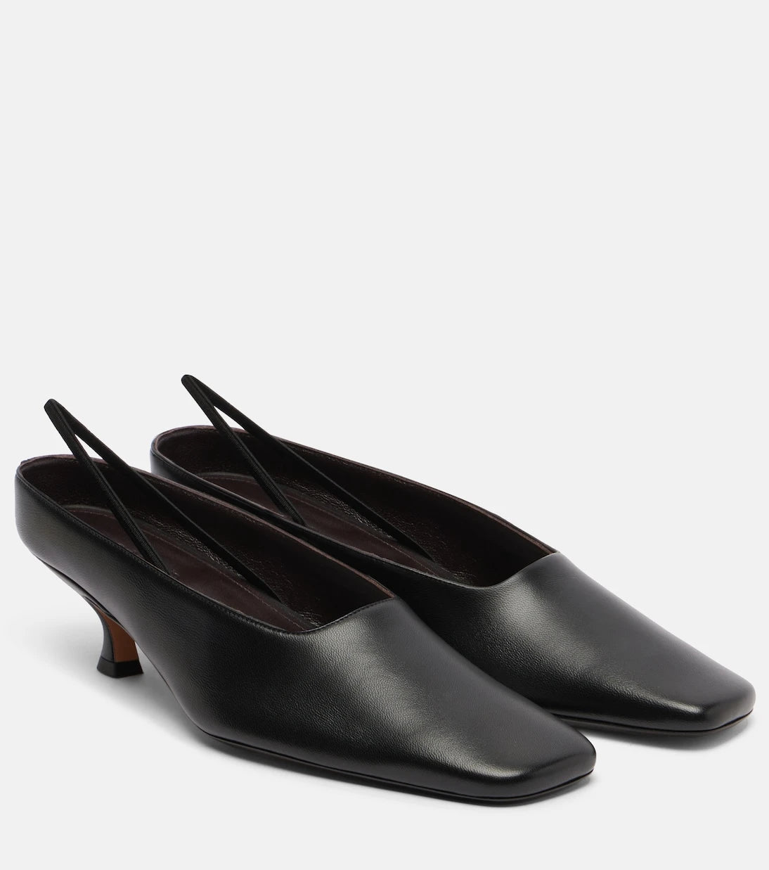 Calvin Klein Collection - Anna leather slingback pumps