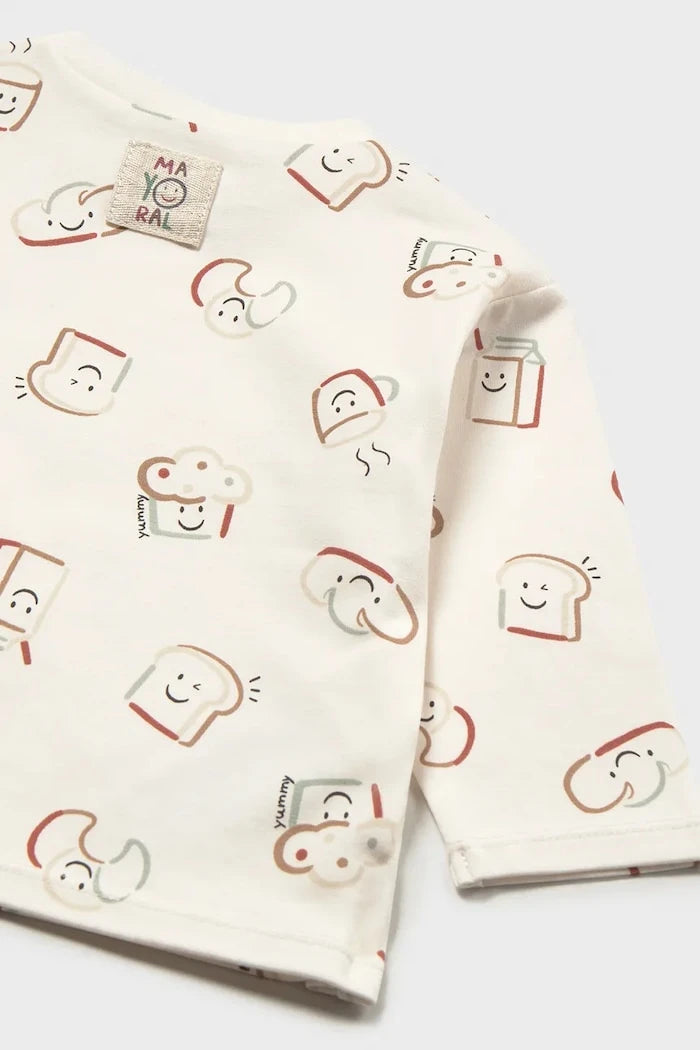 Mayoral Newborn Pamuklu Uzun Kollu Bebek Bluzu