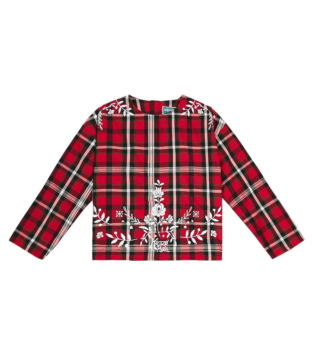Kenzo Kids - Tartan cotton shirt