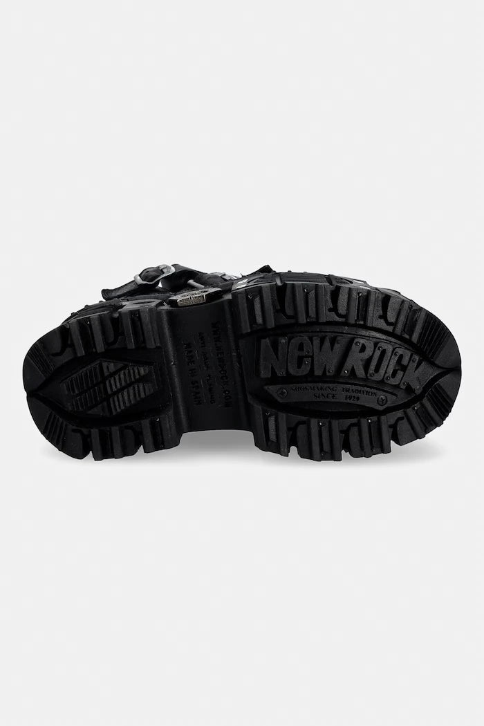 New Rock LUXOR NEGRO, BOX PLANE, TANK CASCO kadın deri spor ayakkabı