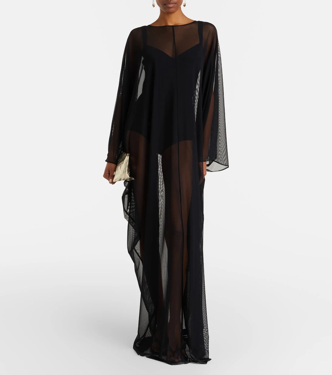 Norma Kamali - Sheer mesh kaftan