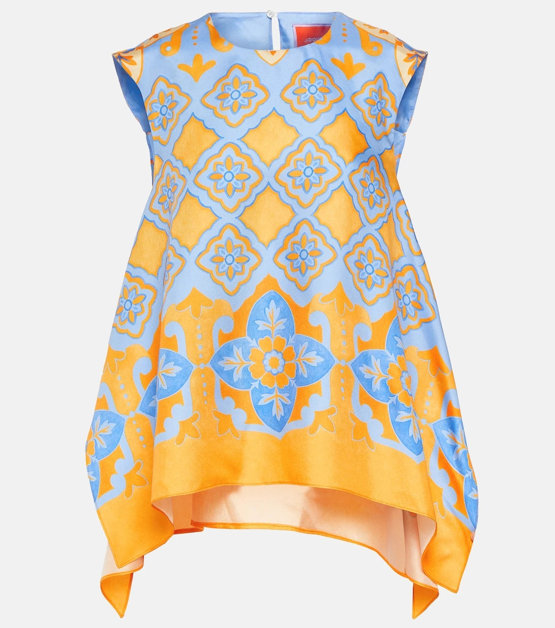 La DoubleJ - San Carlo printed silk twill top