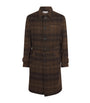 Tartan Belted Coat BROWN