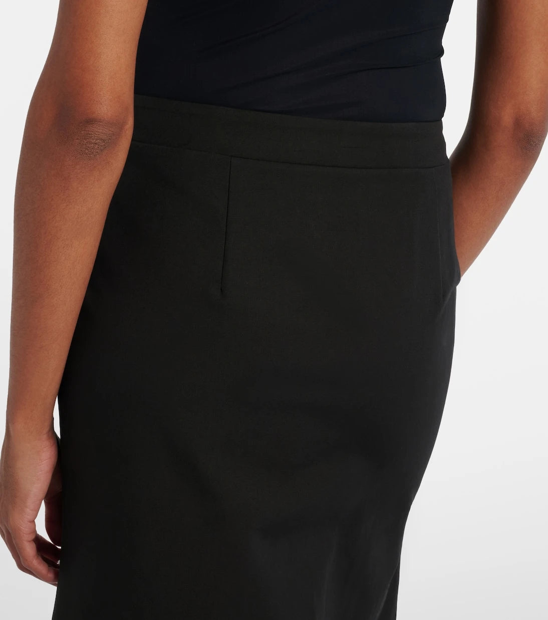 Sportmax - Velo cotton pencil skirt
