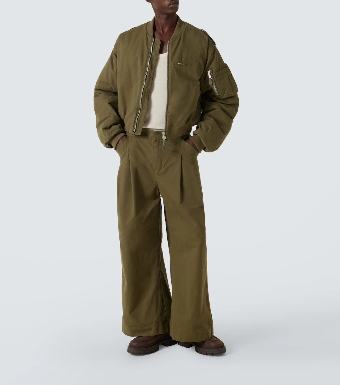 Entire Studios - Wares cotton wide-leg pants