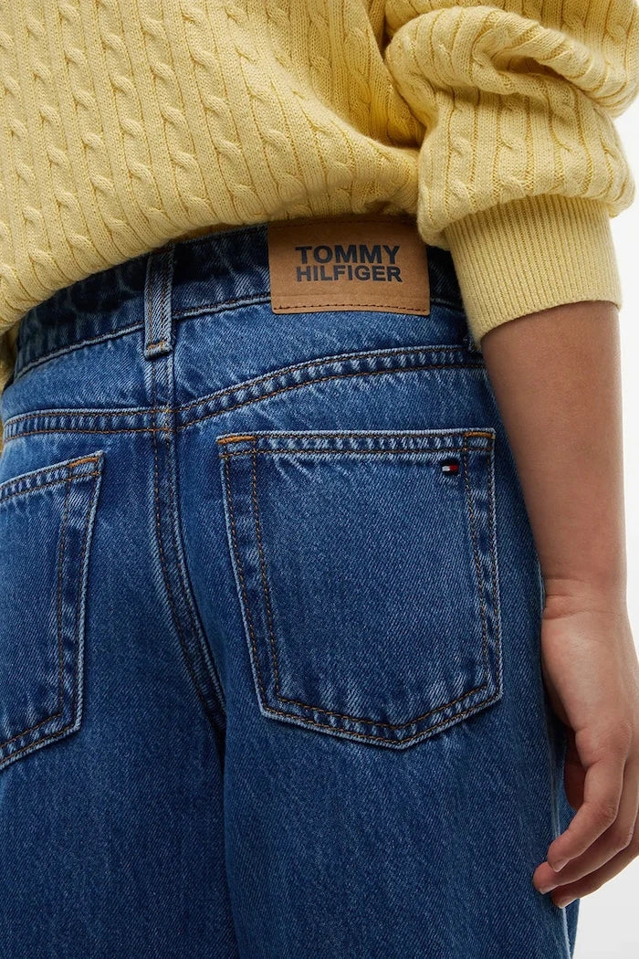 Tommy Hilfiger дънки wide leg за деца WIDE LEG