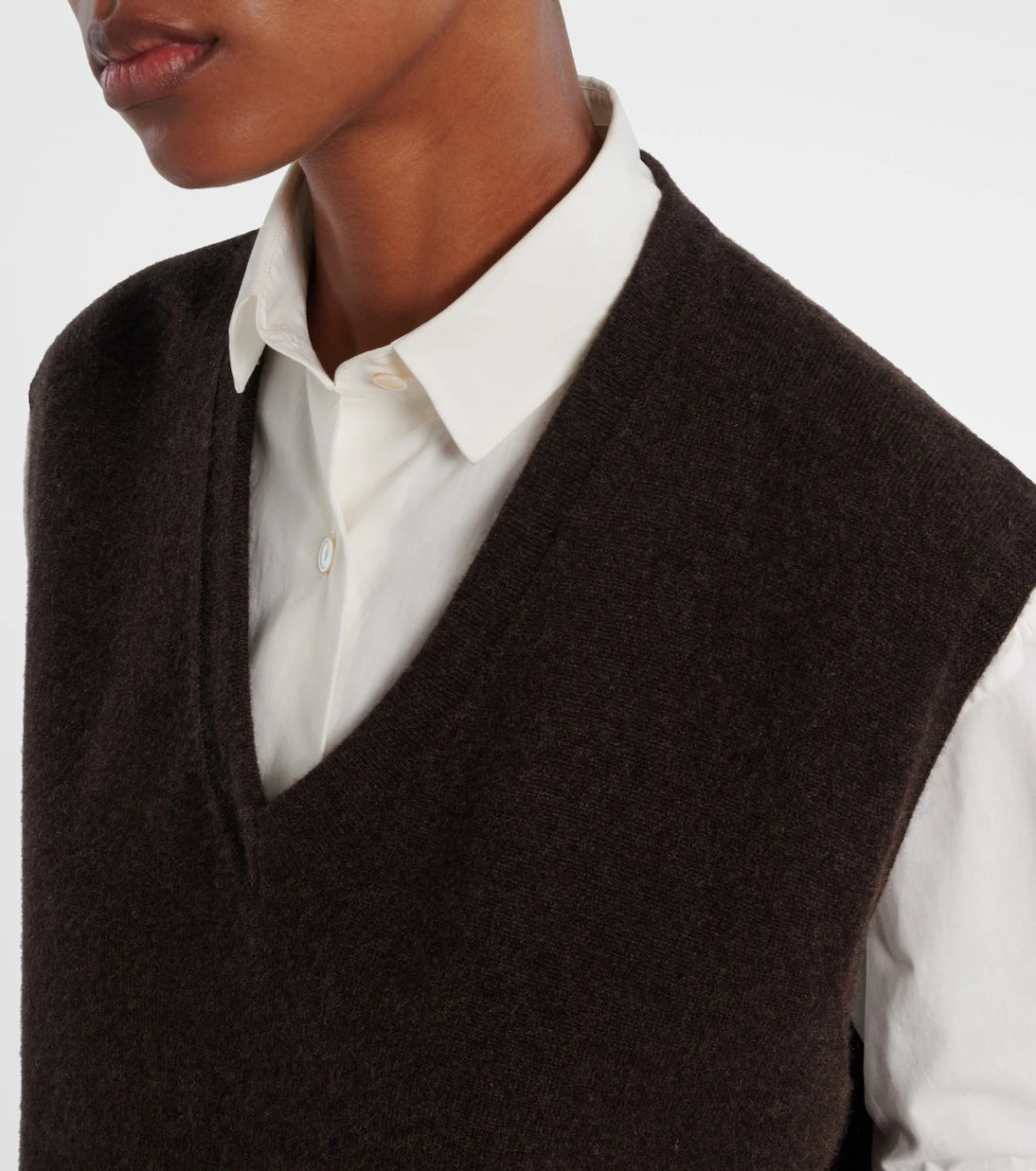 The Row - Levi cashmere sweater vest