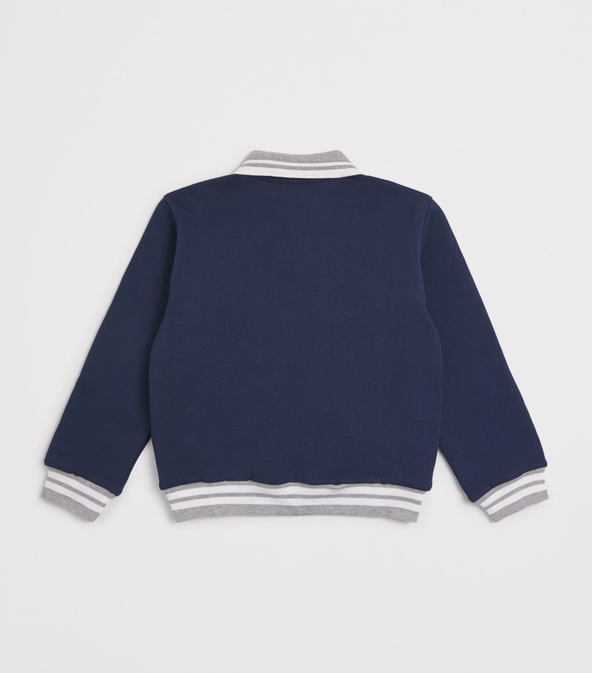 Eleventy Kids Cotton Varsity Logo Sweater (2-16 Years)