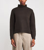Brown Wool-Cashmere Nola Sweater