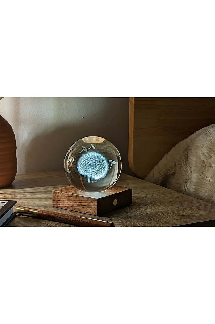 Gingko Design Amber Crystal Light LED Lamba