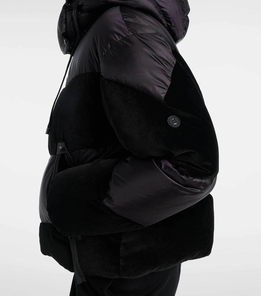 Bogner - Cathy velvet-trimmed down jacket