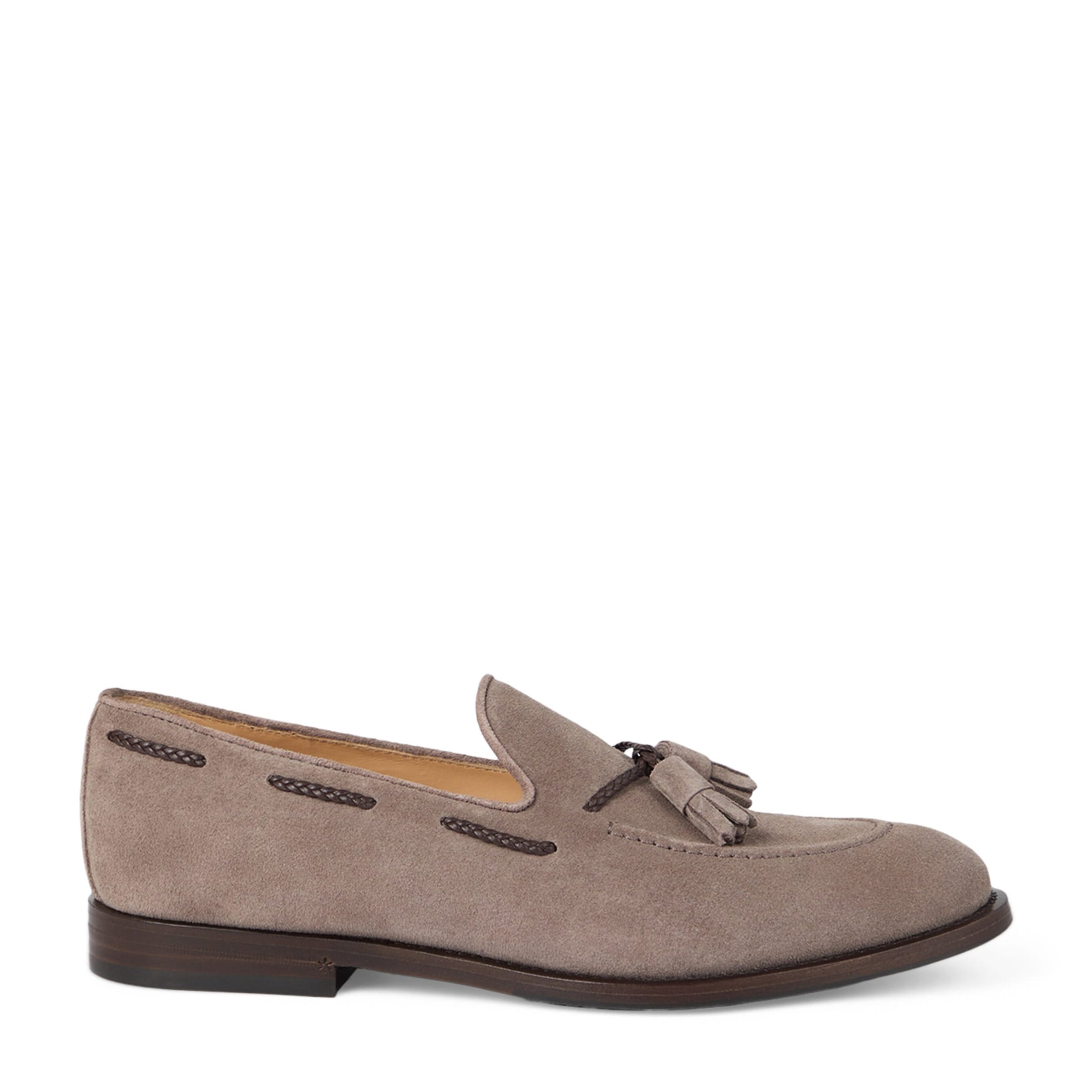 Brunello Cucinelli Suede Tassel Loafers