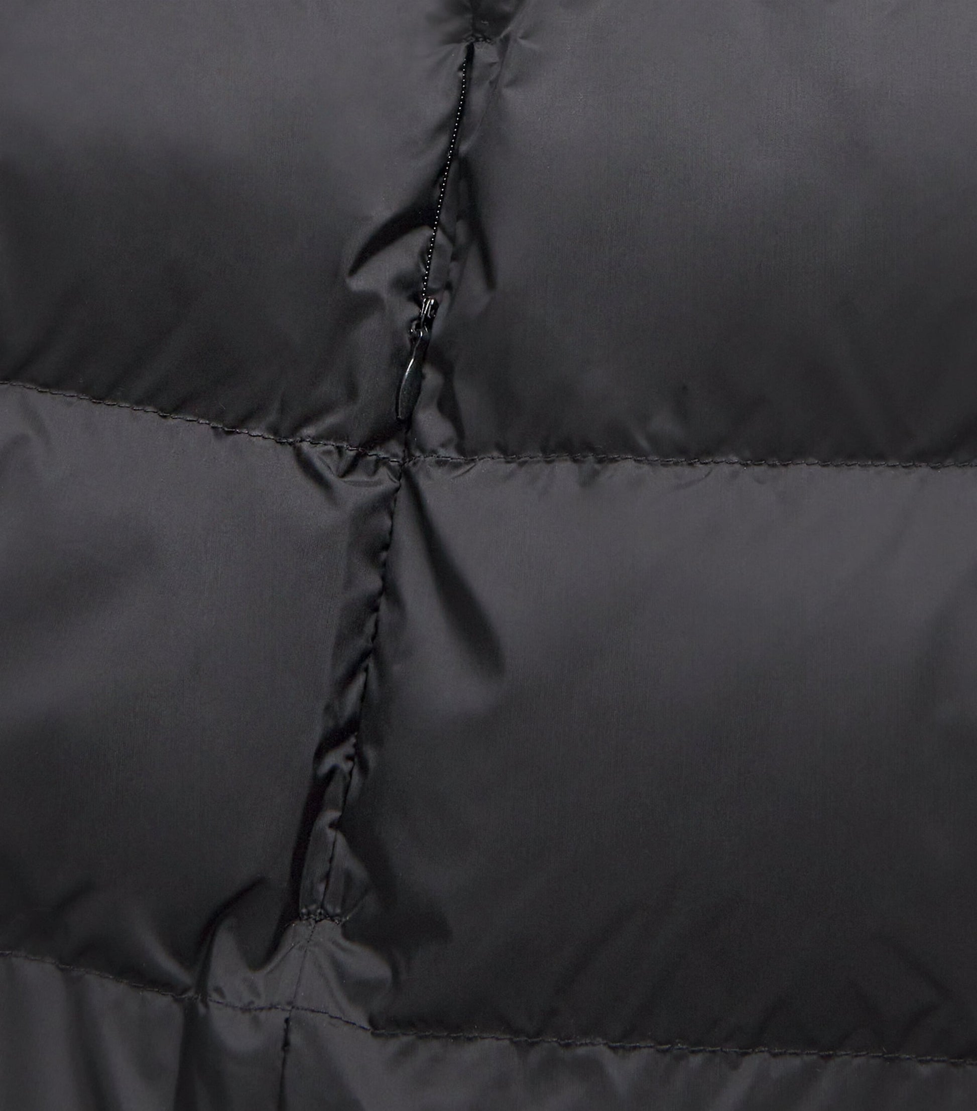 Black Quilted Carioca Puffer Coat