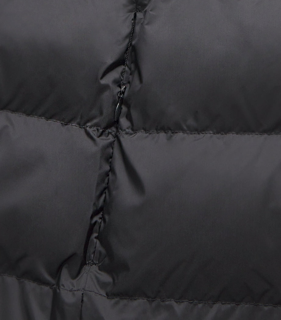 Black Quilted Carioca Puffer Coat