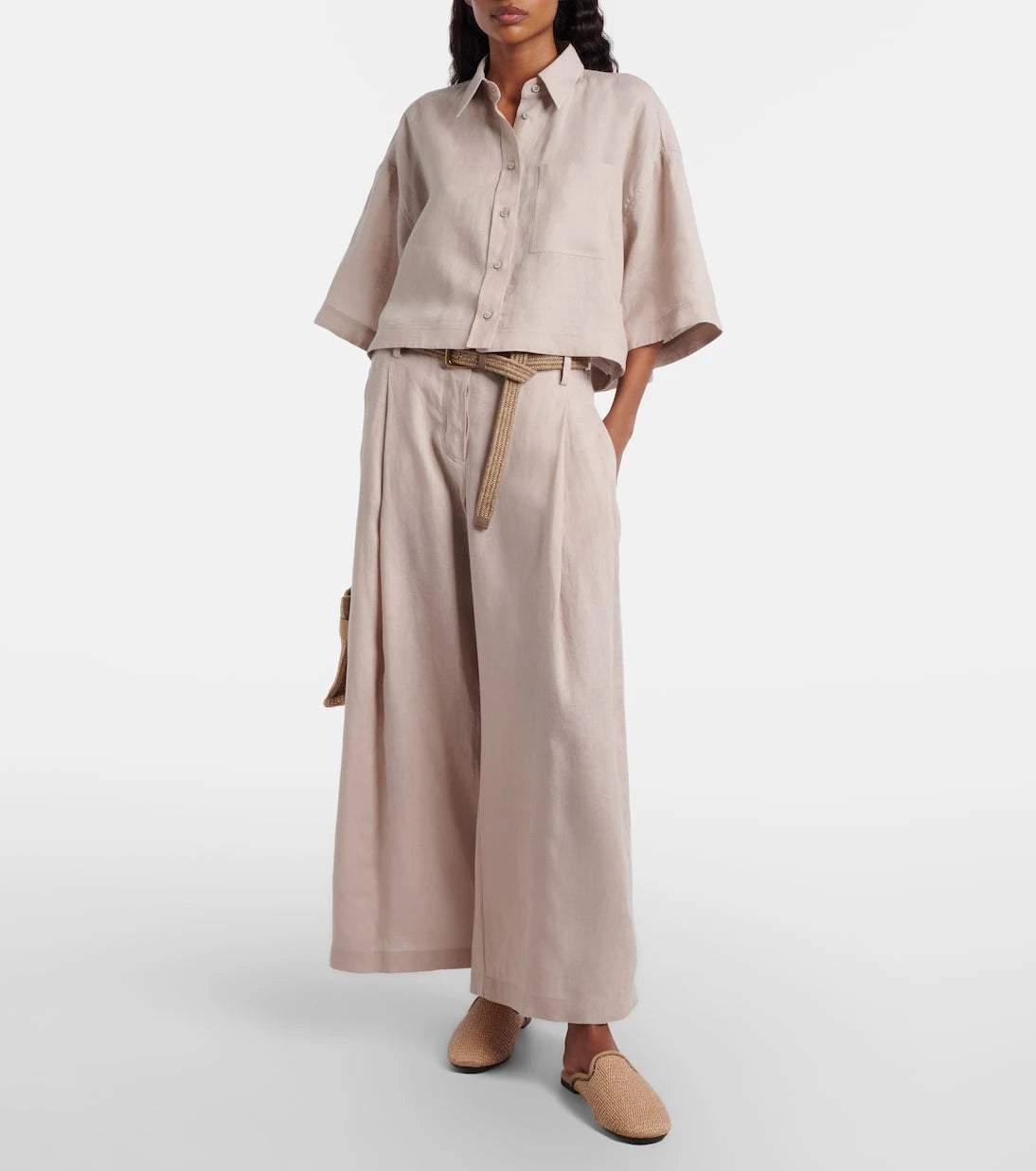 Brunello Cucinelli - Oversized linen shirt