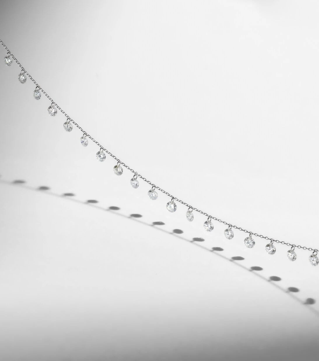 Persée - Danaé 18kt white gold necklace with diamonds