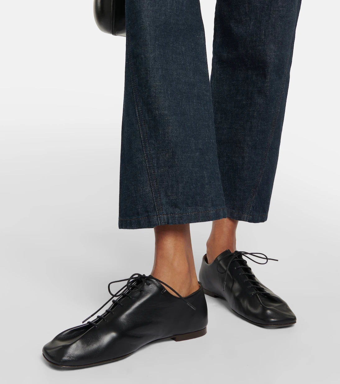 Lemaire - Souris leather Derby shoes