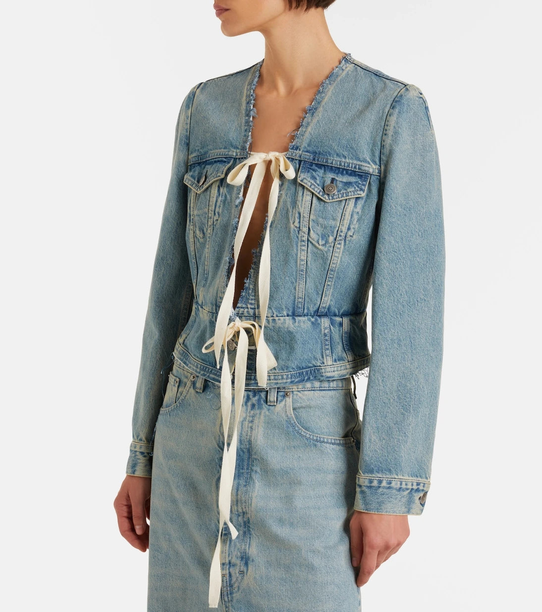 Maison Margiela - جاكيت دنيم