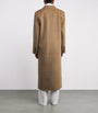 Beige Wool Double-Breasted Deja Coat