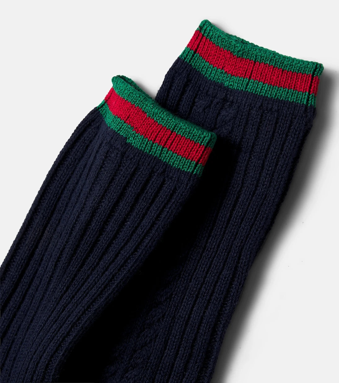 Gucci Kids - Web Stripe cotton-blend socks