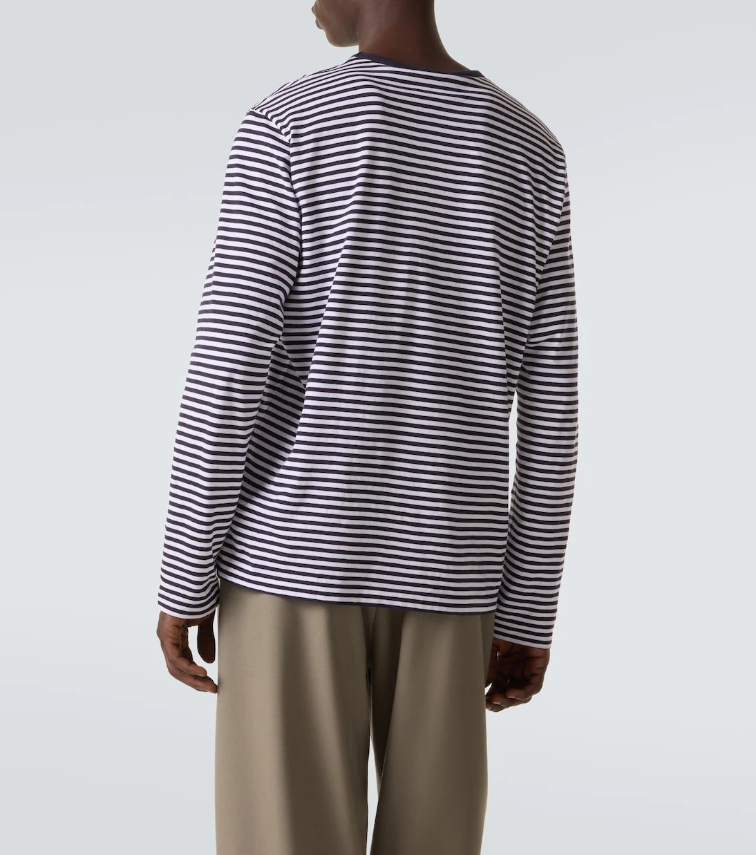 Sunspel - Striped cotton T-shirr