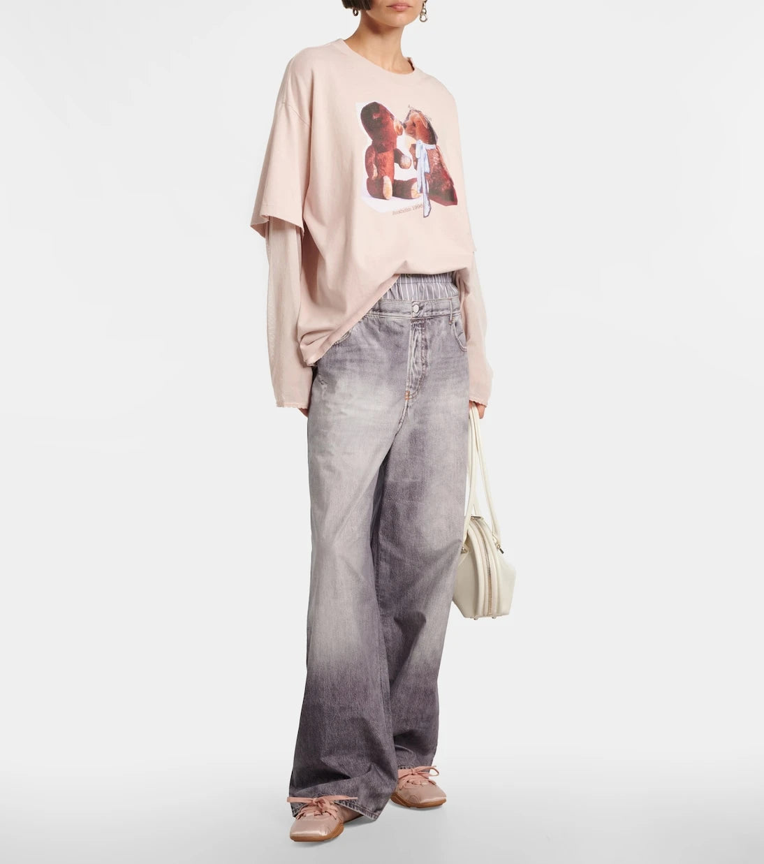 Acne Studios - حذاء سنيكرز بيلاريا من الساتان