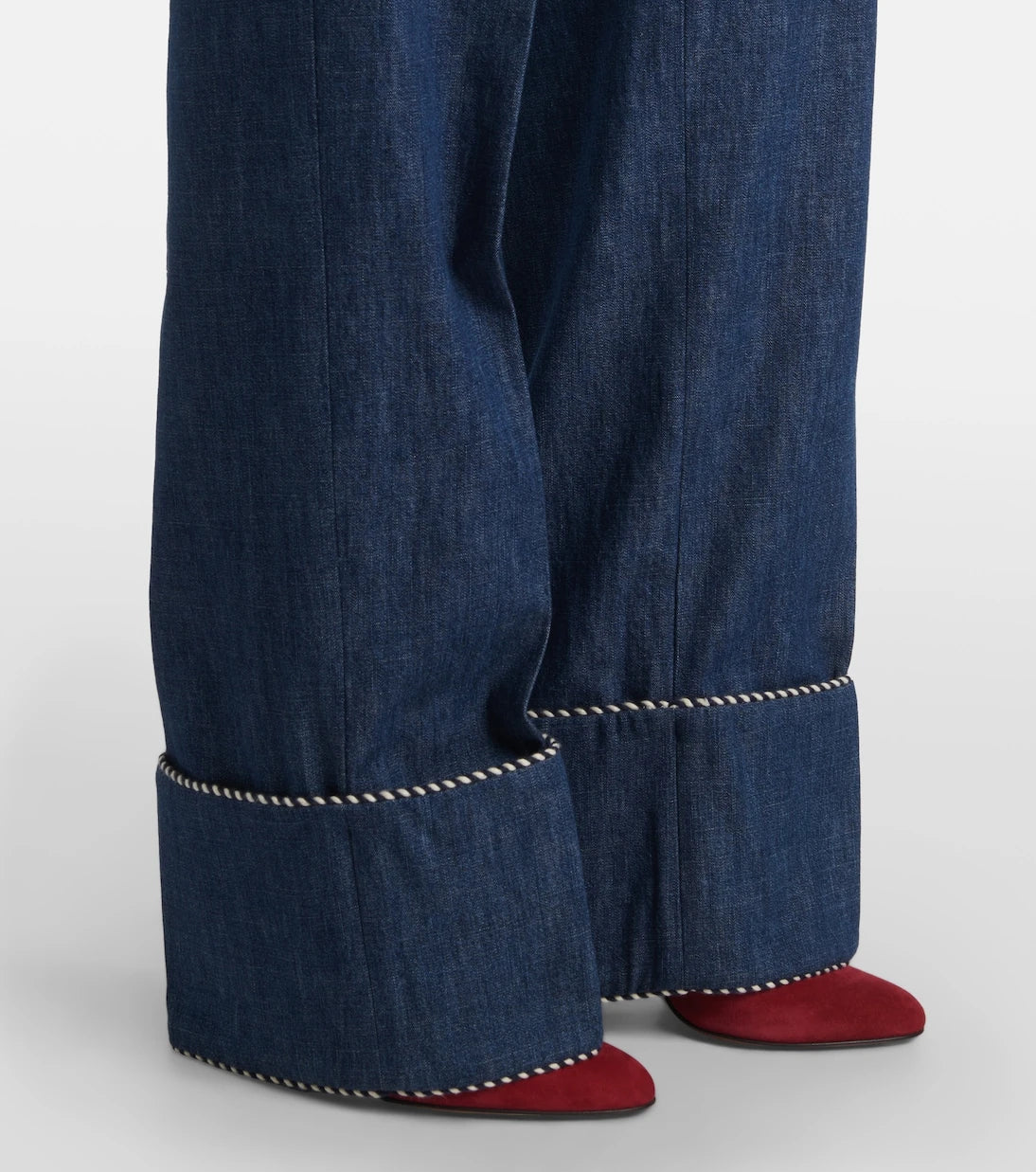 Valentino - Chambray straight pants