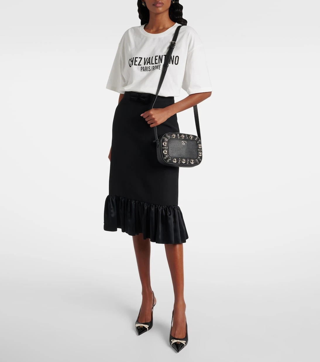 Valentino Garavani - Nellcôte leather crossbody bag