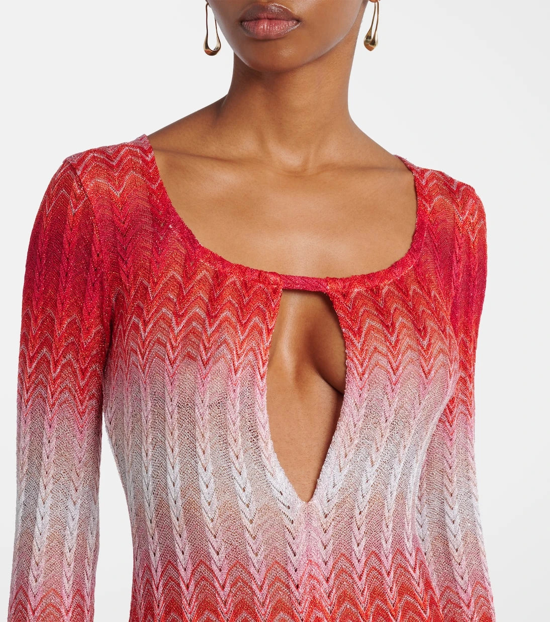Missoni - غطاء شاطئ لاميه متعرج
