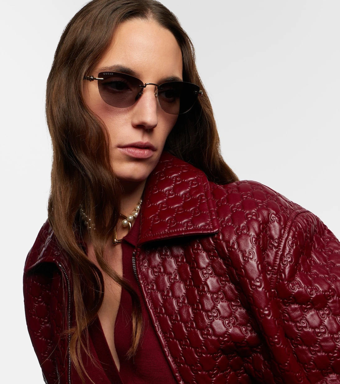 Gucci - Bamboo cat-eye sunglasses