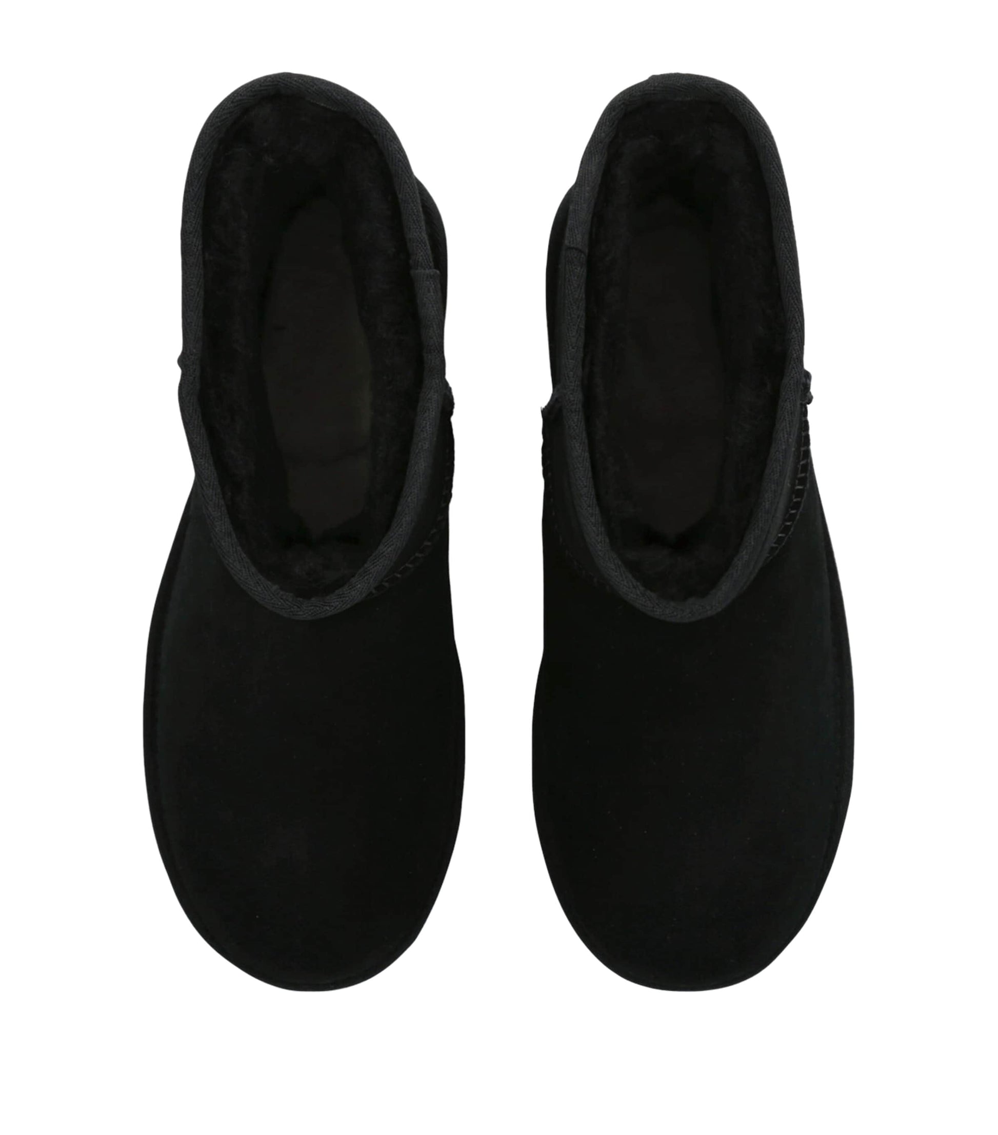 Black Suede Classic Mini Platform Boots