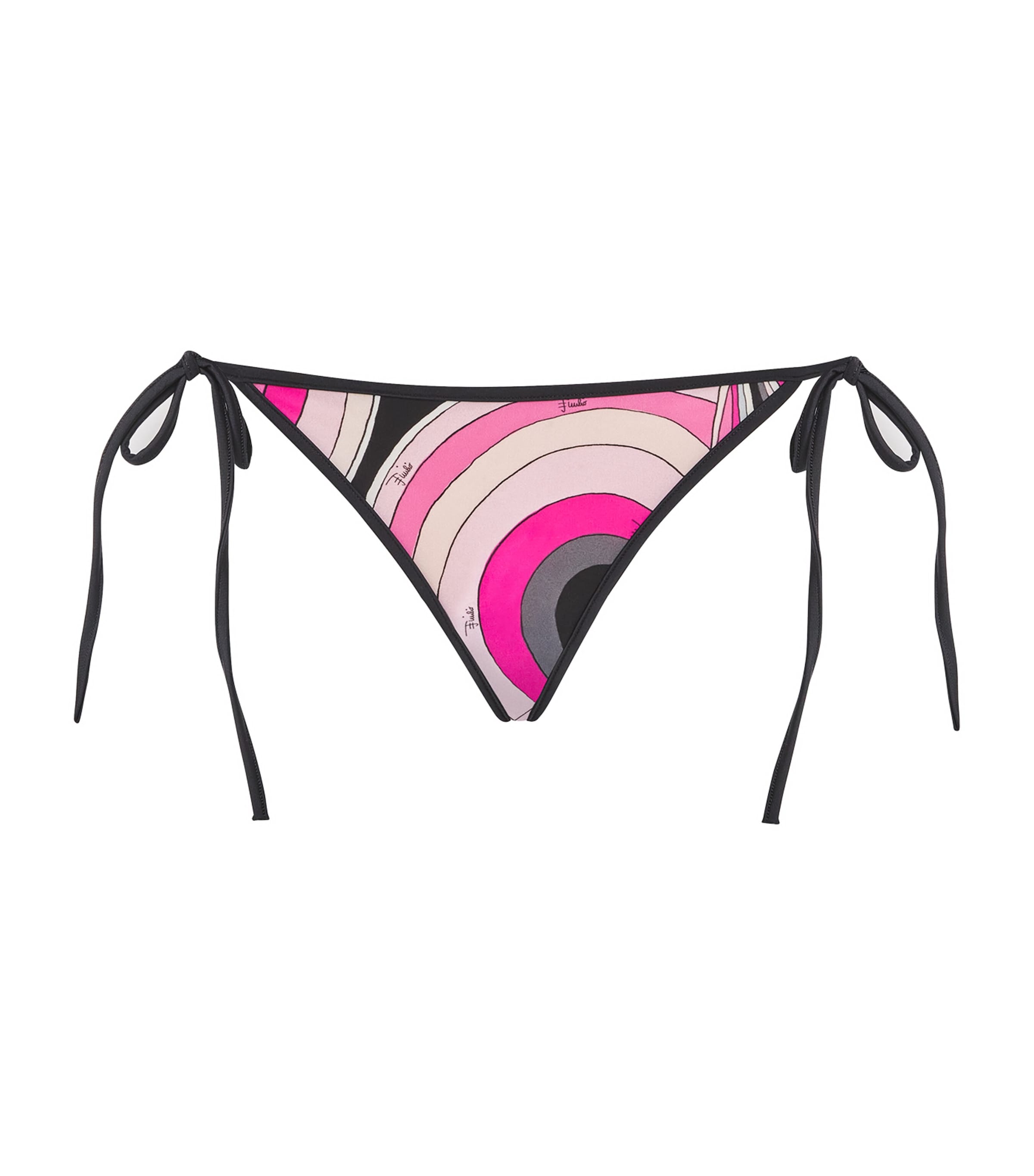 PUCCI Multi Iride Print Side-Tie Bikini Bottoms