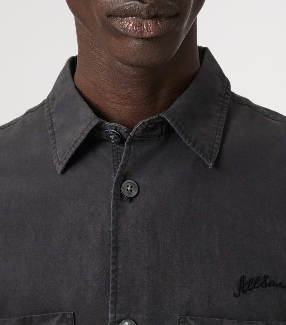 Blue Organic Cotton-Blend Rohdi Overshirt