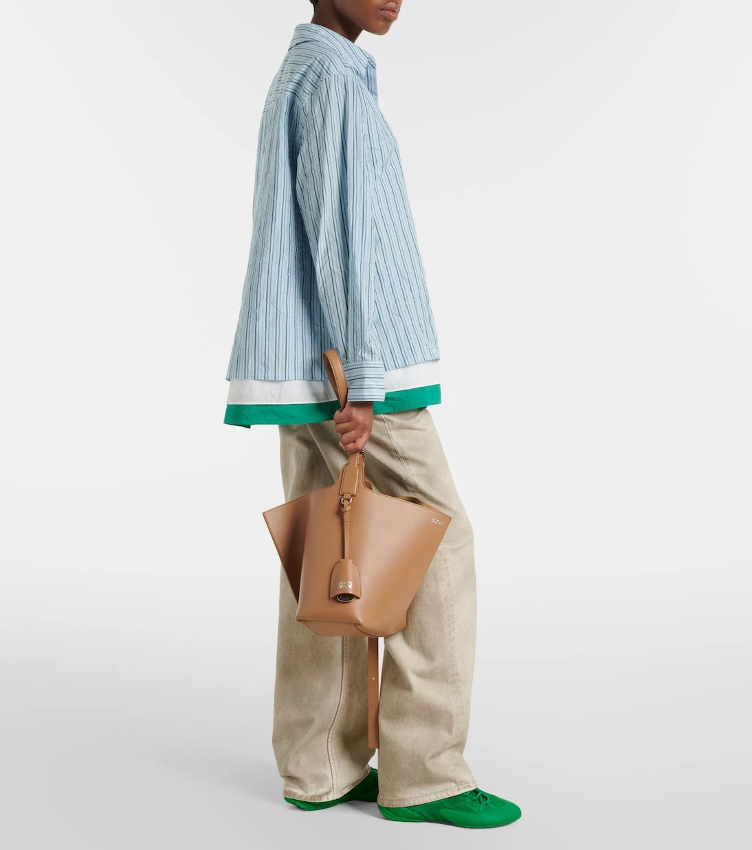 Loewe - Bilbao Medium leather bucket bag