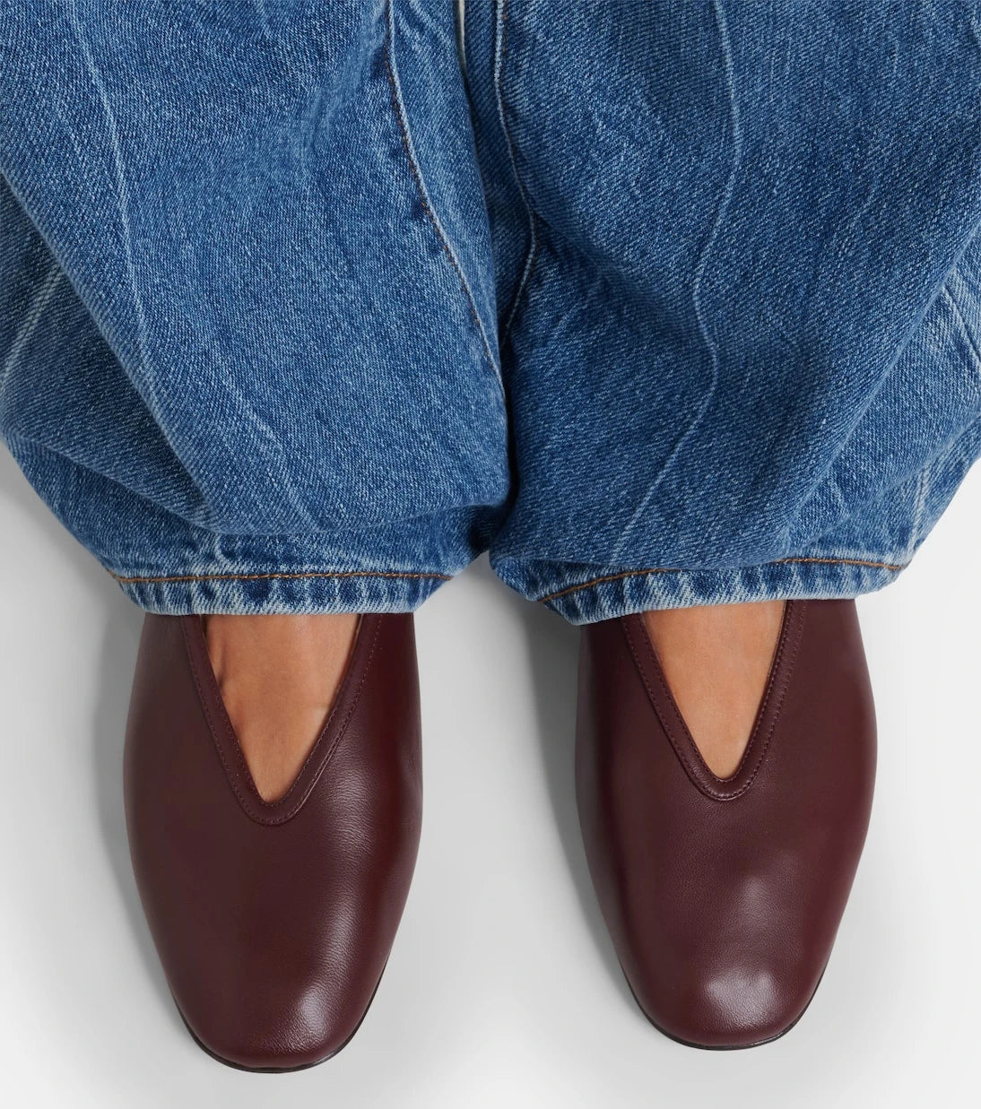 Le Monde Béryl - Luna leather ballet flats
